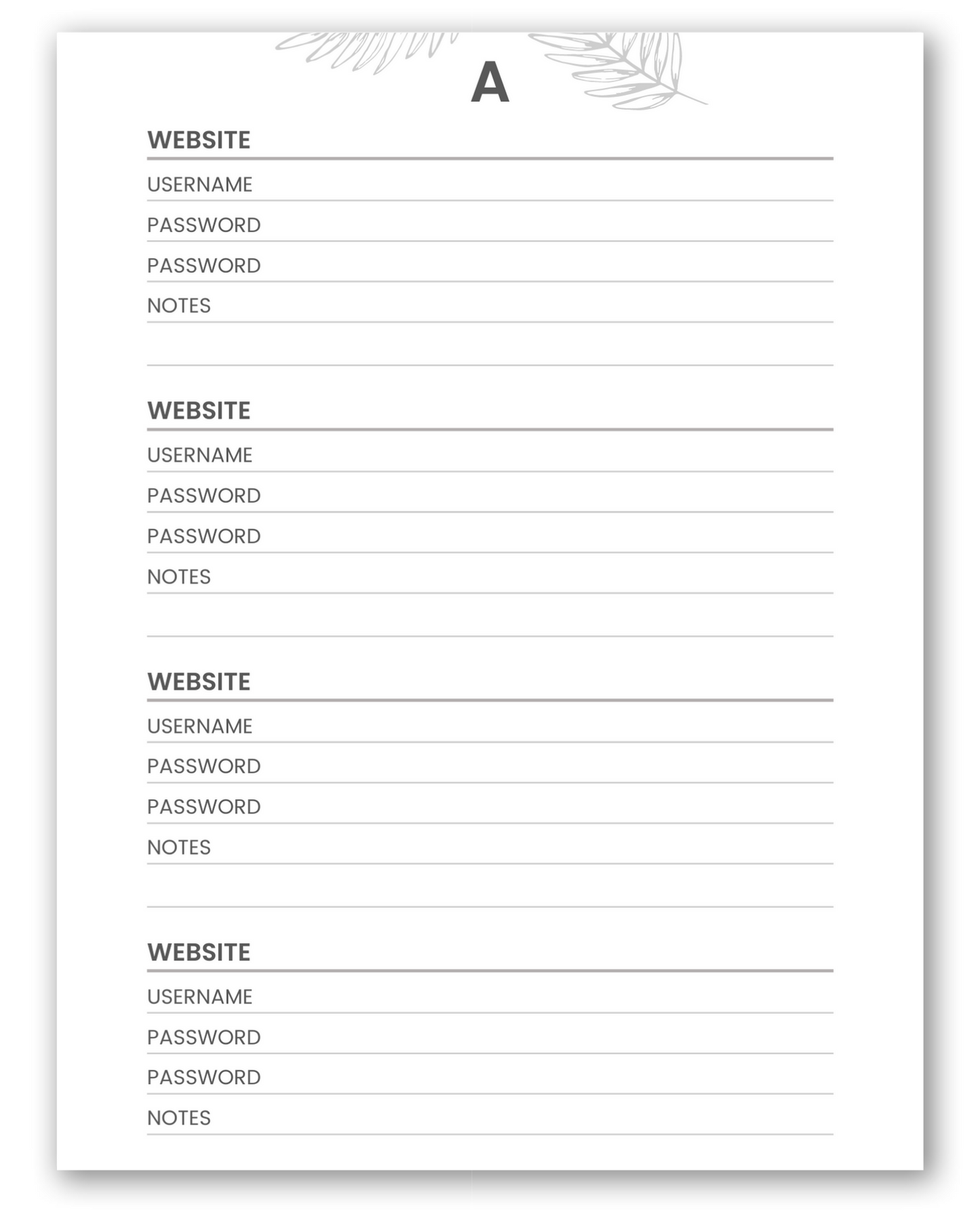 Perfect Password Book (purple)