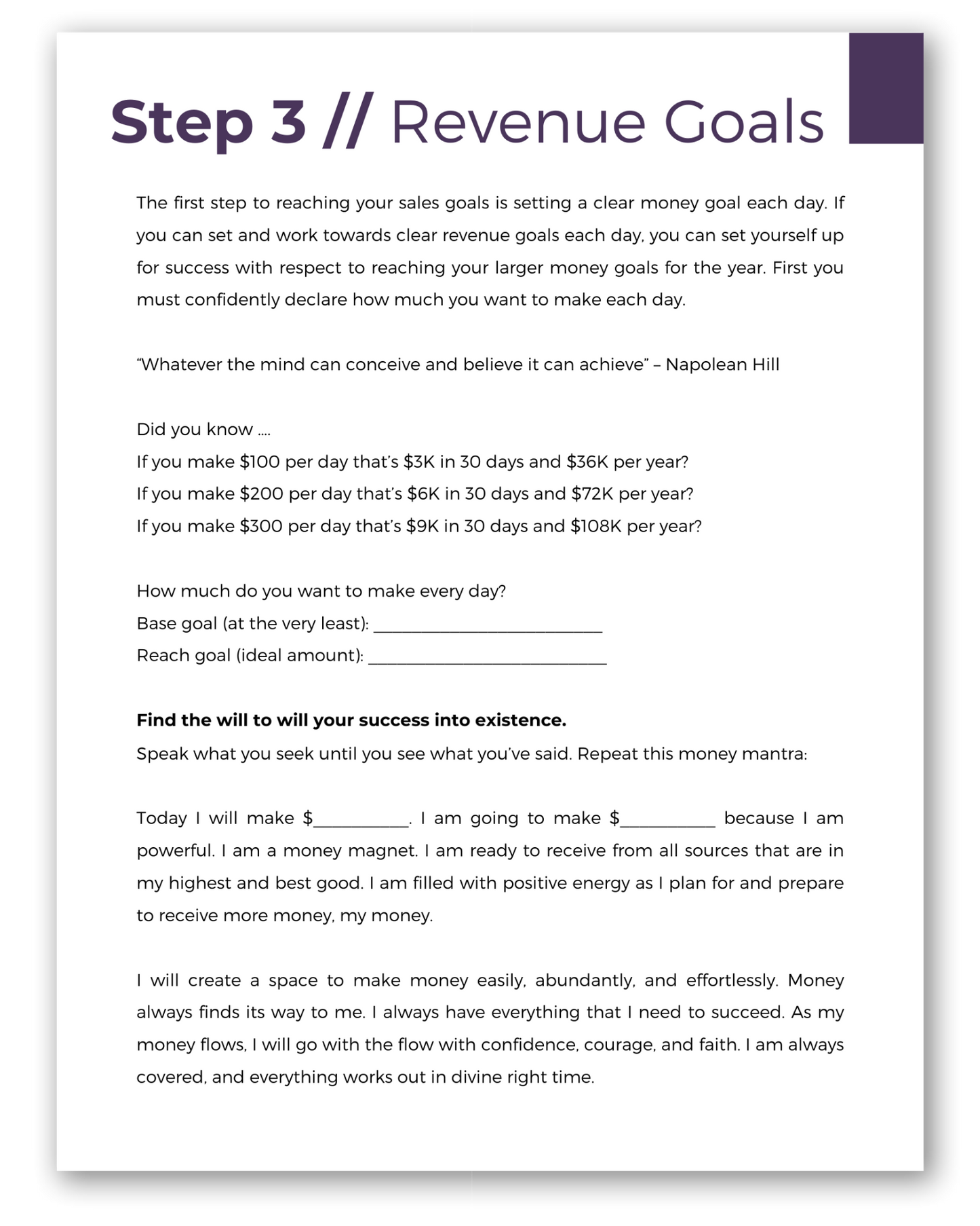 iSell Online Planner