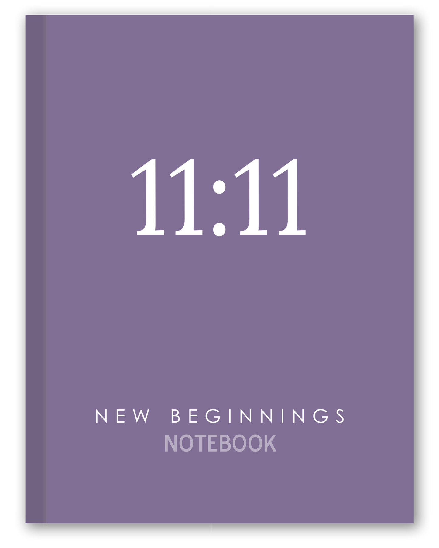 11:11 New Beginnings Notebook - Purple