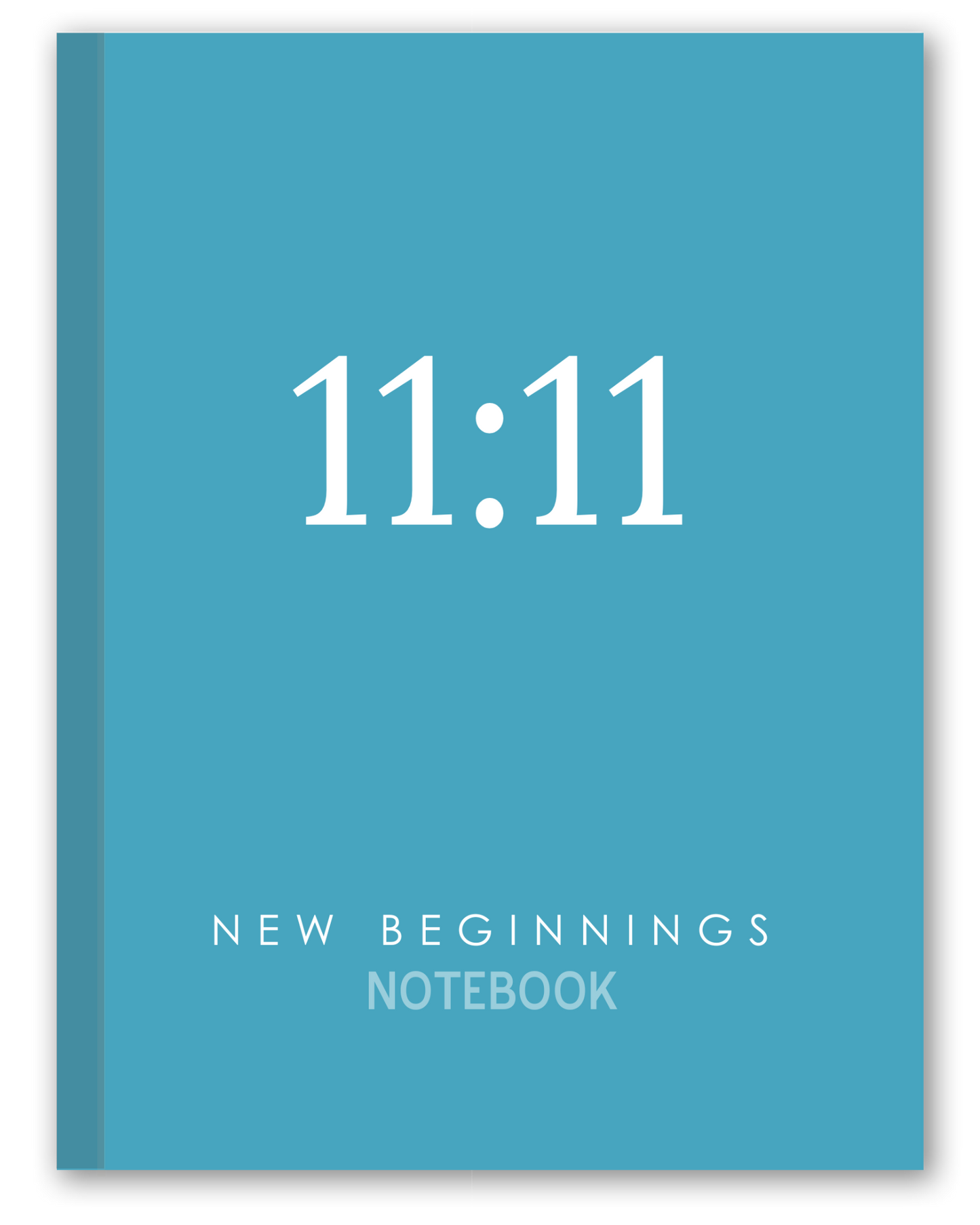 11:11 New Beginnings Notebook - Blue
