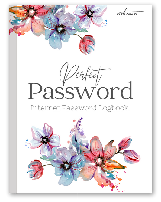 Perfect Password Book (white)