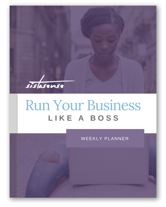 Run Your Business Like a Boss Weekly Planner